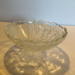 Gorham Crystal Christmas Dish.